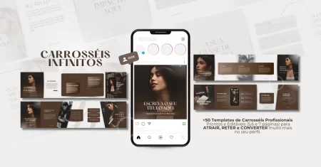 Pack Carrossel Infinito +50 Templates Boss Minimalista