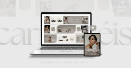 Pack +120 Carrosséis Infinitos Minimalista Boss Infinity