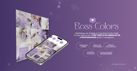 Pack Templates Boss Colors +700 Posts Editáveis